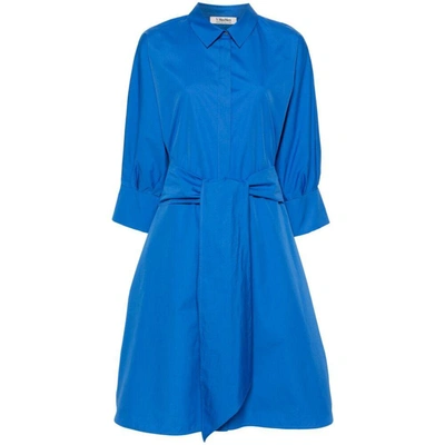 's Max Mara S Max Mara Dresses In Blue