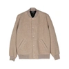 Apc Beige Mick Bomber Jacket In Neutrals