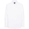 Apc A.p.c. Surchemise Basile Brodee Poitrine Clothing In White