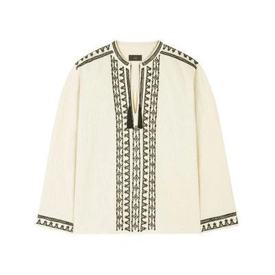 Alanui Tassel-detail Shirt In Neutrals