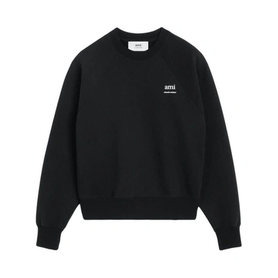 Ami Alexandre Mattiussi Cotton Sweater In Black