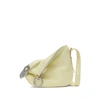 Burberry Sherbet Knight Leather Shoulder Bag In Neutrals