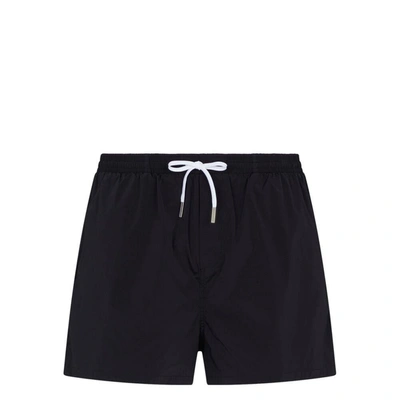 Dsquared2 Drawstring Swimming Shorts In Black