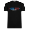 Dsquared2 Slogan-print Cotton T-shirt In Black