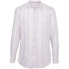 Etro Pegaso Embroidered Striped Shirt In Neutrals