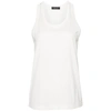 Fabiana Filippi Panelled Cotton Tank Top In White