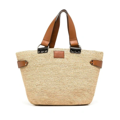Isabel Marant Bahiba Tote In Brown/neutrals