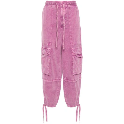 Isabel Marant Étoile Ivy Drawstring Pants In Pink
