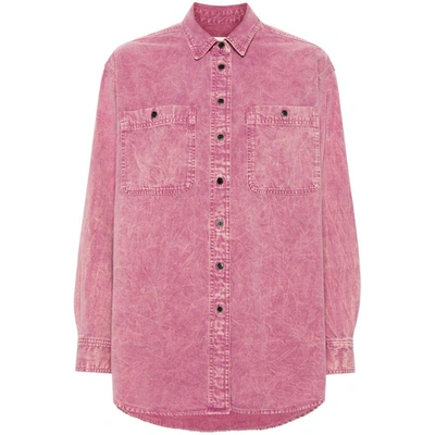 Isabel Marant Étoile Verane Shirt Clothing In Pink & Purple