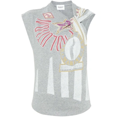 Isabel Marant Étoile T-shirts In Gray