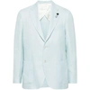 Lardini Intertwined Linen-blend Blazer