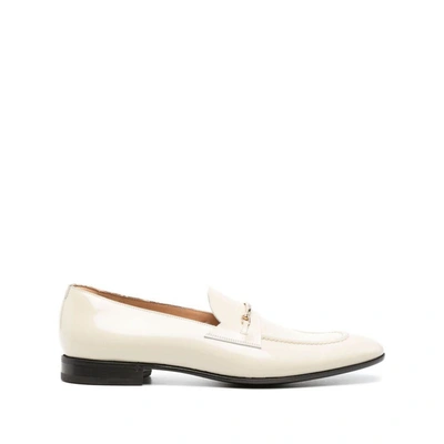 Lidfort Horsebit Leather Loafers In Neutrals