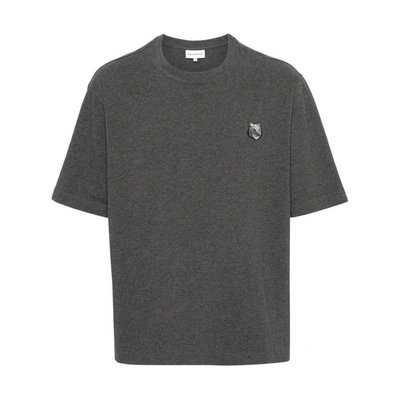 Maison Kitsuné T-shirts In Grey