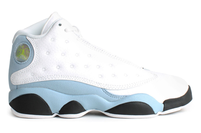 Pre-owned Jordan 13 Retro Blue Grey (ps) In White/yellow Ochre/blue Grey