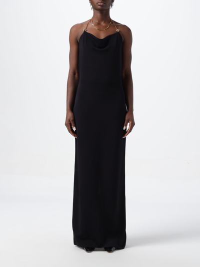 Bottega Veneta Long Dress In Black