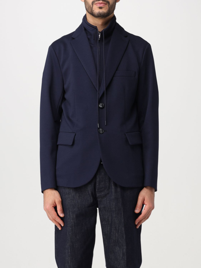 Emporio Armani Blazer  Men Color Navy