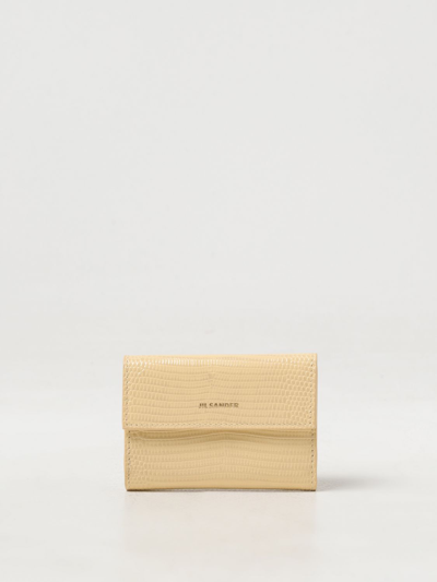 Jil Sander Wallet  Woman Colour Yellow