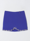 Elisabetta Franchi La Mia Bambina Skirt  Kids Color Indigo In Indigo