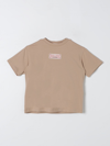 Elisabetta Franchi La Mia Bambina T-shirt  Kids Color Sand In Sand