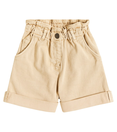 Bonpoint Kids' Cathy Cotton Shorts In Sand