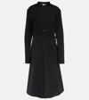 JIL SANDER VIRGIN WOOL SHIRT DRESS