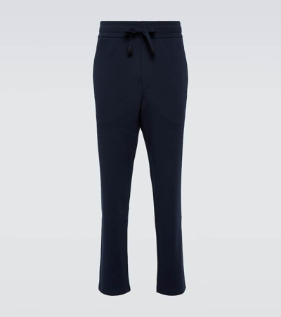 Brioni Cotton-blend Jersey Sweatpants In Fuji