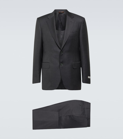 Canali Single-breasted Suit In Gray