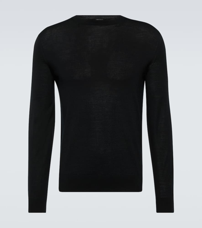 Zegna Wool Sweater In Black