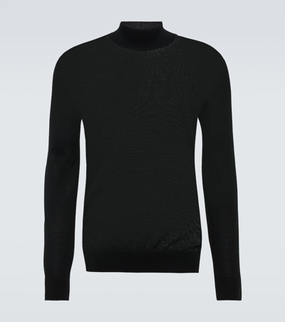 Zegna Wool Sweater In Black