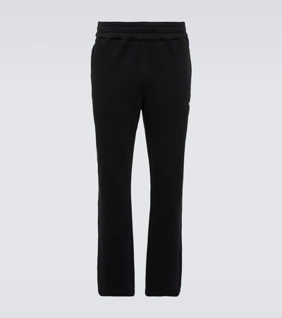 Zegna Cotton Jersey Sweatpants In Black