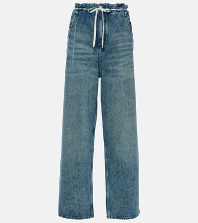Isabel Marant Jordy High-rise Wide-leg Jeans In Blue