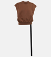 RICK OWENS OVERSIZED COTTON JERSEY TOP