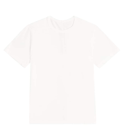 Rick Owens Kids' Level T棉质针织t恤 In White