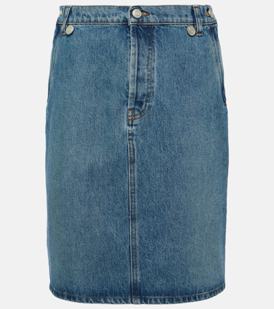 Coperni Mini Skirt In Blue