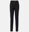 ALAÏA ALAÏA HIGH-RISE GABARDINE LEGGINGS