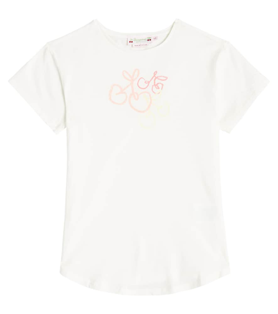Bonpoint Kids' Aada Printed Cotton Jersey T-shirt In White