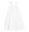 Bonpoint Fantasy Embroidered Tulle-trimmed Dress In White