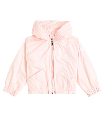 Il Gufo Kids' Hooded Rainwear Jacket In Pink