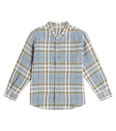 Il Gufo Kids' Oxford Shirt In Blue