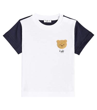 Il Gufo Baby Cotton Jersey T-shirt In Multicoloured