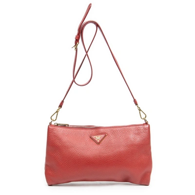 Prada Horizontal Zip Crossbody In Pink