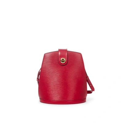 Pre-owned Louis Vuitton Cluny In Red