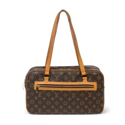 Pre-owned Louis Vuitton Cite Gm In Brown