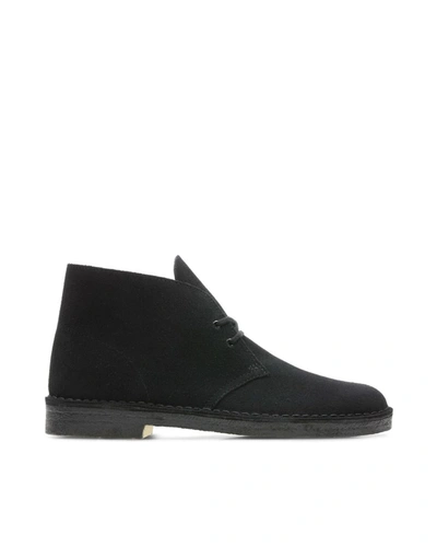 Clarks Lace Up In Black