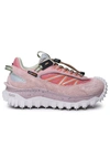 MONCLER MONCLER PINK LEATHER BLEND SNEAKERS