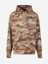Acne Studios Brown Crystal-cut Hoodie In Marró