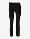 Acne Studios Fade Effect Mid-rise Skinny Jeans In Black