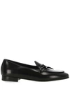 Edhen Milano Comporta Single Buckle Loafers In Black