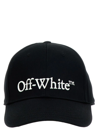 Off-white 'drill Logo' Baseball Cap In White/black