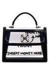 Off-white Jitney 2.8 Hand Bags In Transparent